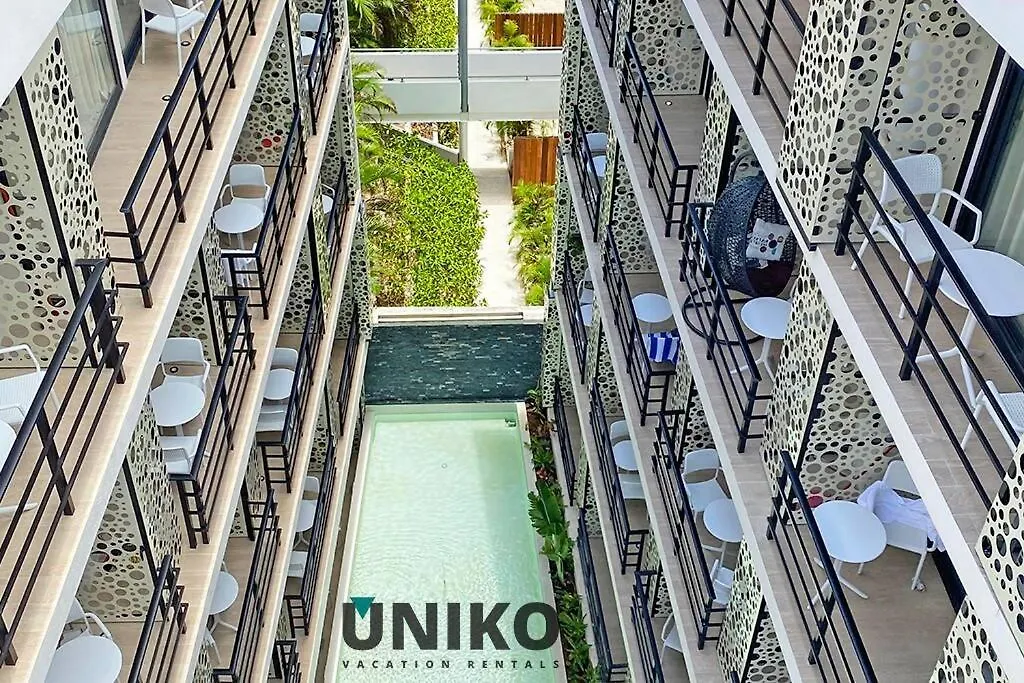 1 Block To The Beach 2Br 6Pax Rooftop Pool King Bed Playa del Carmen Apartmán