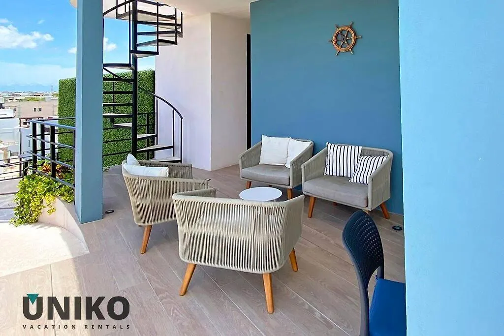 Apartmán 1 Block To The Beach 2Br 6Pax Rooftop Pool King Bed Playa del Carmen